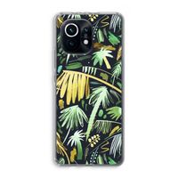 Tropical Palms Dark: Xiaomi Mi 11 Transparant Hoesje