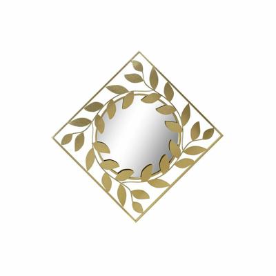Wandspiegel DKD Home Decor Gouden Laurel 120 x 2,5 x 120 cm (120 Onderdelen)