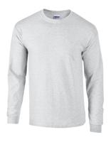 Gildan G2400 Ultra Cotton™ Long Sleeve T-Shirt - Ash Grey (Heather) - 3XL