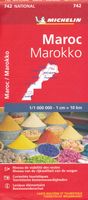 Wegenkaart - landkaart 742 Maroc - Marokko | Michelin - thumbnail