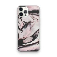 Roze stroom: iPhone 12 Pro Transparant Hoesje