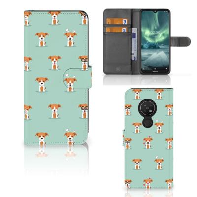 Nokia 7.2 | Nokia 6.2 | Telefoonhoesje | Met pasjeshouder | Pups