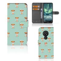 Nokia 7.2 | Nokia 6.2 | Telefoonhoesje | Met pasjeshouder | Pups