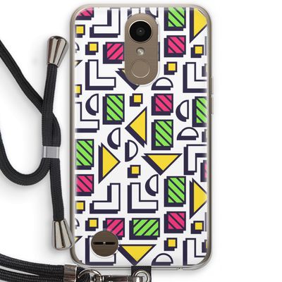 8-bit N°4: LG K10 (2017) Transparant Hoesje met koord