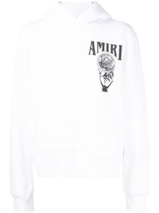 AMIRI hoodie en coton à logo imprimé - Blanc
