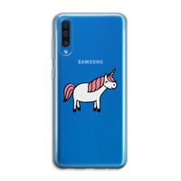 Eenhoorn: Samsung Galaxy A50 Transparant Hoesje