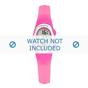 Calypso horlogeband K6018-B Rubber Roze