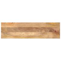 Tafelblad rechthoekig 110x40x3,8 cm massief mangohout
