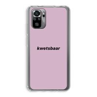 kwetsbaar: Xiaomi Redmi Note 10S Transparant Hoesje