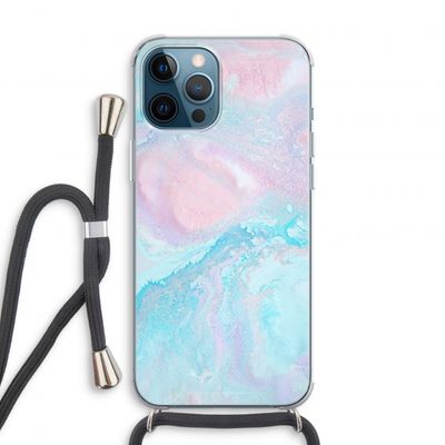 Fantasie pastel: iPhone 12 Pro Transparant Hoesje met koord