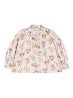 THE NEW SOCIETY blouse à fleurs imprimées - Tons neutres