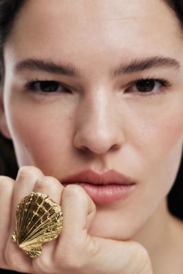 Ring schelp verguld Zalio - MATERIAL FINISHES - 16
