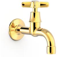 Fonteinkraan Tres Clasic 24k Goud glans | Inbouw | Koudwater kraan | Vintage | 24k Goud glans