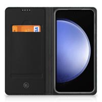 Samsung Galaxy S23 FE Book | Wallet Case | Wood Blue