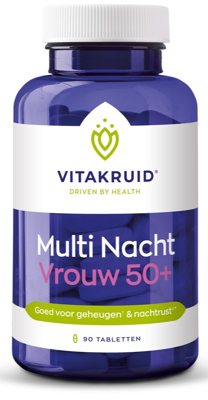 Vitakruid Multi Nacht Vrouw 50+ 100% Vegan