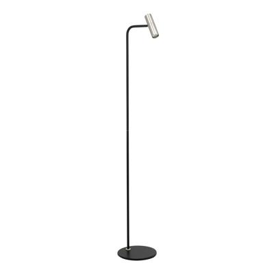 Highlight VloerlampTrend zwart met nikkel - V4731.30
