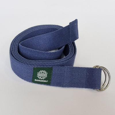 Yogariem van biologisch katoen - Denimblauw