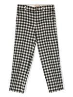 Gucci Kids pantalon en laine à carreaux vichy - Tons neutres