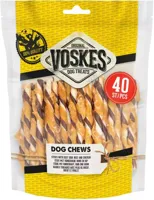Voskes stick runderhuid, rund & kip 40st, 400g
