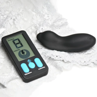 E-Stim Panty Vibe met Afstandsbediening - Zwart - thumbnail