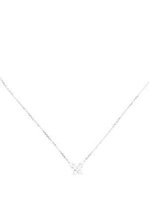 APM Monaco collier en plaqué argent à pendentif papillon