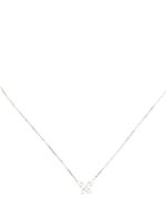 APM Monaco collier en plaqué argent à pendentif papillon
