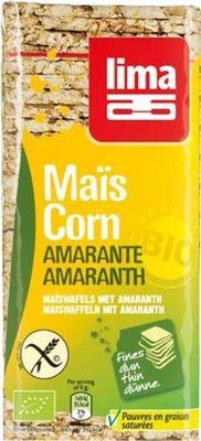 Lima Maiswafel amaranth dun bio (130 gr)
