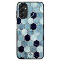 Samsung Galaxy A14 hoesje - Blue cubes - thumbnail