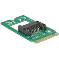 Delock Adapter Serieel [1x M.2 - 1x SATA] 0 m Groen