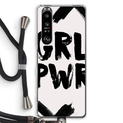 Girl Power #2: Sony Xperia 1 III Transparant Hoesje met koord
