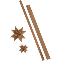 Creativ Company Sterstroken, l: 44+78 cm, b: 15+25 mm, 350 gr, beige, 24 stroken/ 1 doos