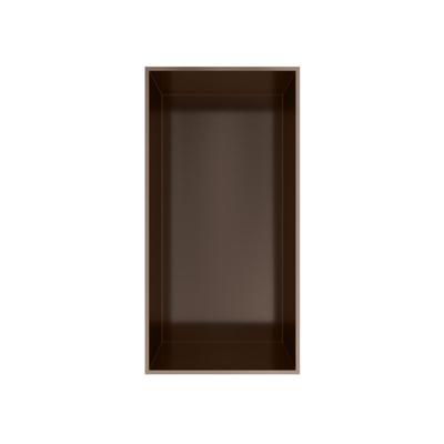 Hotbath &More Inbouwnis - 30 x 15 x 10 cm - Frameless - Tuscan Bronze