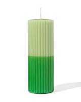 HEMA Stompkaars Ø7x19cm Ribbel Lichtgroen-groen (groen)