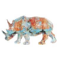 Decoratieve figuren DKD Home Decor 34 x 12,5 x 16,5 cm Multicolour Neushoorn Modern