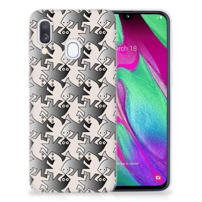 Samsung Galaxy A40 | TPU Hoesje | Salamander Grey