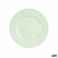 Dessertbord Luminarc Plumi Paradise Groen Glas Ø 19 cm (24 Stuks)