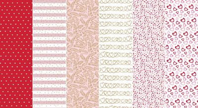 Valentijn Inpakpapier love prints - 70 x 200cm