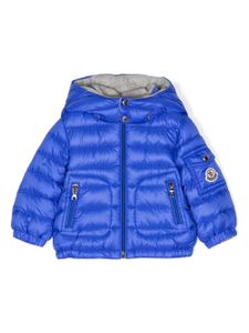 Moncler Enfant veste matelassée à manches longues - Bleu