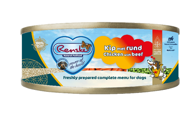 Renske Vers Vlees maaltijd Hond Kip/Rund 95gr
