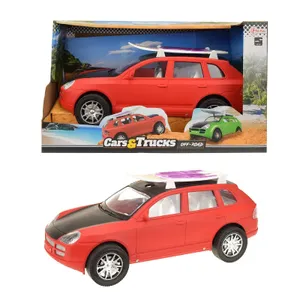 Toi-Toys Speelgoed Auto met Surfboard - Rood