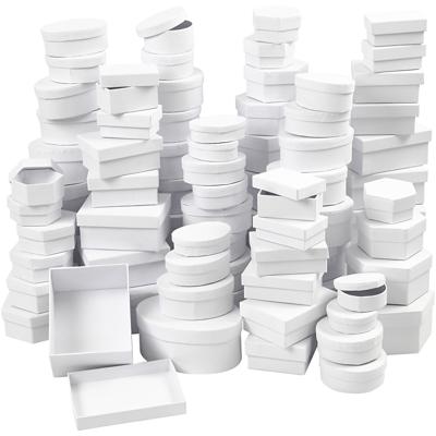 Creativ Company Dozen, d 5,5-16 cm, inhoud kan variëren , wit, 168 div/ 1 doos