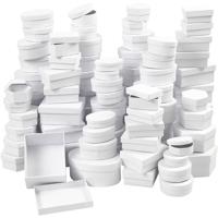 Creativ Company Dozen, d 5,5-16 cm, inhoud kan variëren , wit, 168 div/ 1 doos