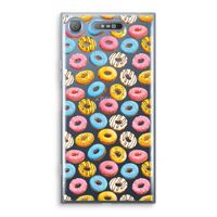 Pink donuts: Sony Xperia XZ1 Transparant Hoesje