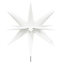 vidaXL Kerstlampen met grondpin en LED's 3 st 35 cm wit - thumbnail