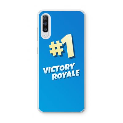 Victory Royale: Samsung Galaxy A70 Transparant Hoesje