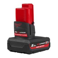 Milwaukee M12 HB5 Accu HIGH OUTPUT™ 12V 5.0Ah - 4932480165