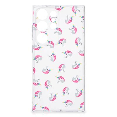 TPU bumper voor Samsung Galaxy S24 Ultra Unicorns