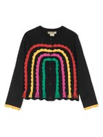 Stella McCartney Kids cardigan à motif arc-en-ciel - Noir - thumbnail