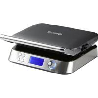 DOMO DO9219W Wafelijzer Met display, Inklapbaar RVS