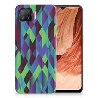 OPPO A73 4G | TPU Hoesje | Abstract Green Blue